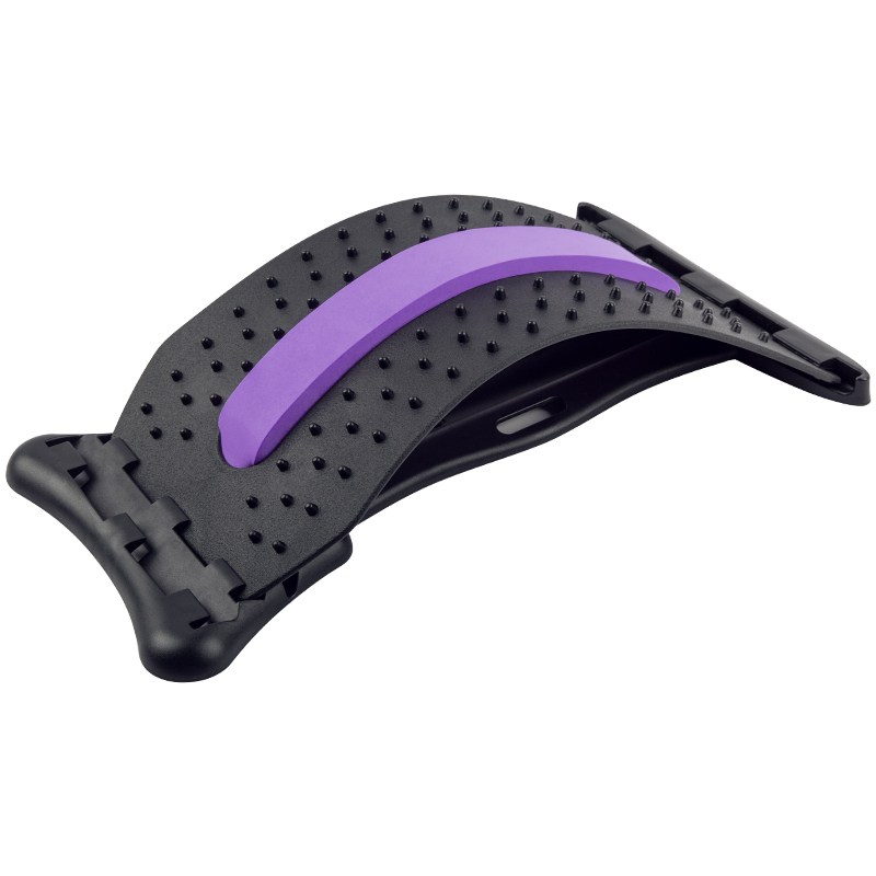 Ergonomic Lumbar Stretch Back Massager for Pain Relief