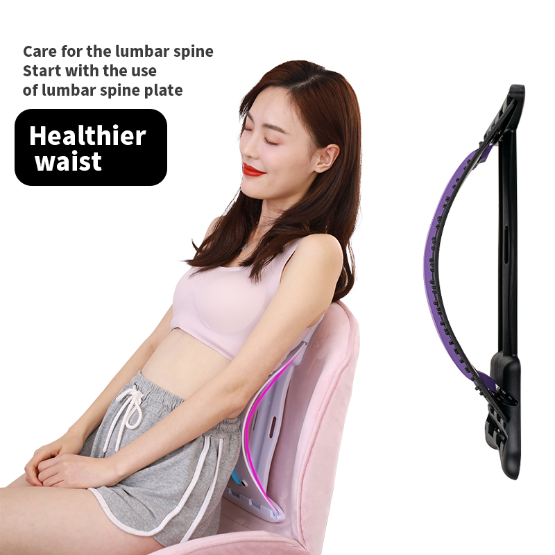 Ergonomic Lumbar Stretch Back Massager for Pain Relief