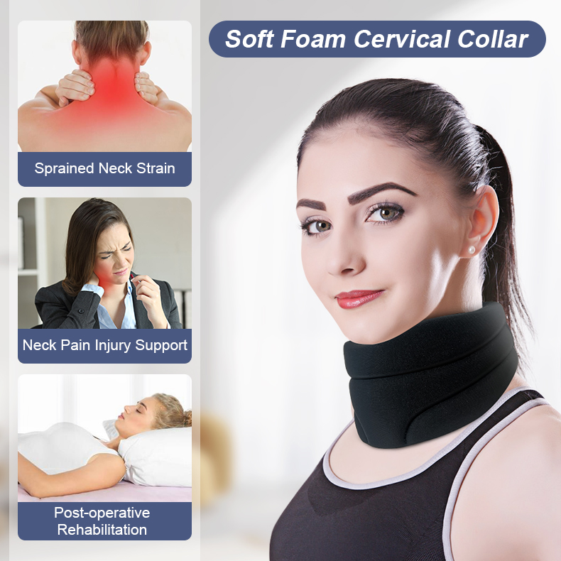 Neck Support - Soft Cervical Collar & Neck Support Brace for Pressure Relief