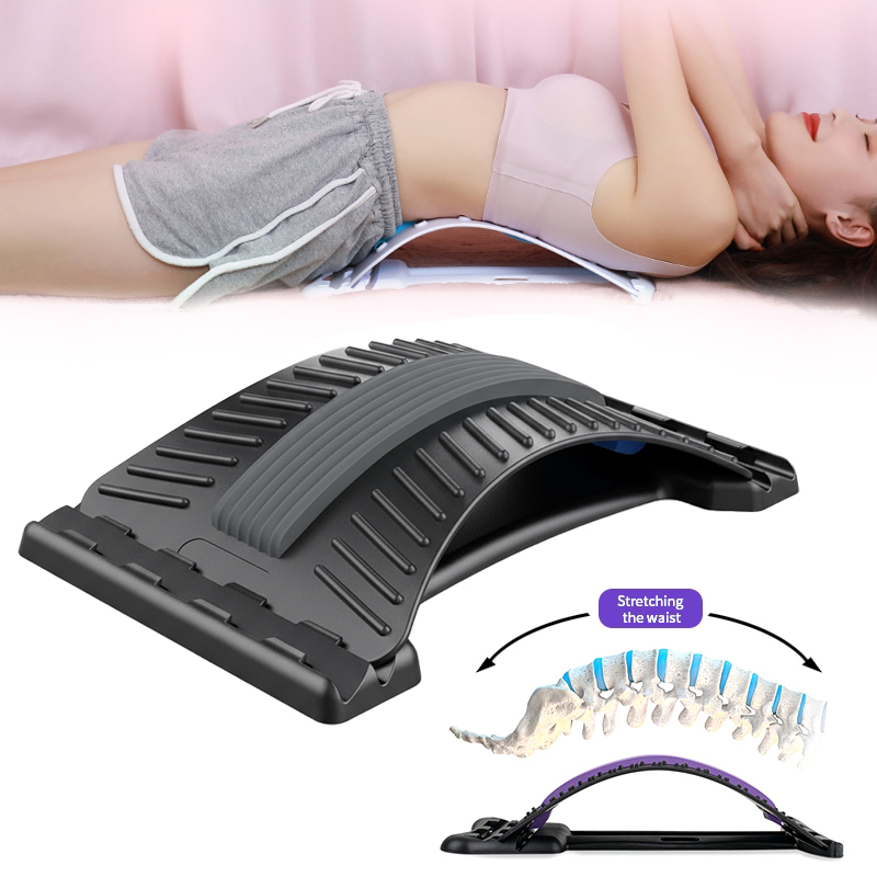 Custom Back Massager - Ideal for Pain Relief with Back Support Board and Lumbar Stretcher