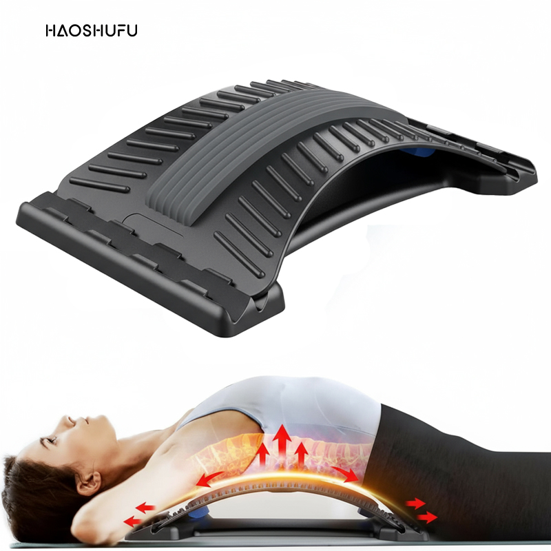 Custom Back Massager - Ideal for Pain Relief with Back Support Board and Lumbar Stretcher