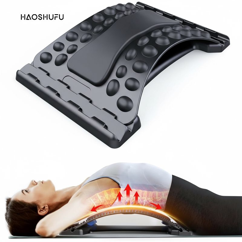 Custom Back Stretcher - Relieve Lower Back Pain, Back Massage & Lumbar Support