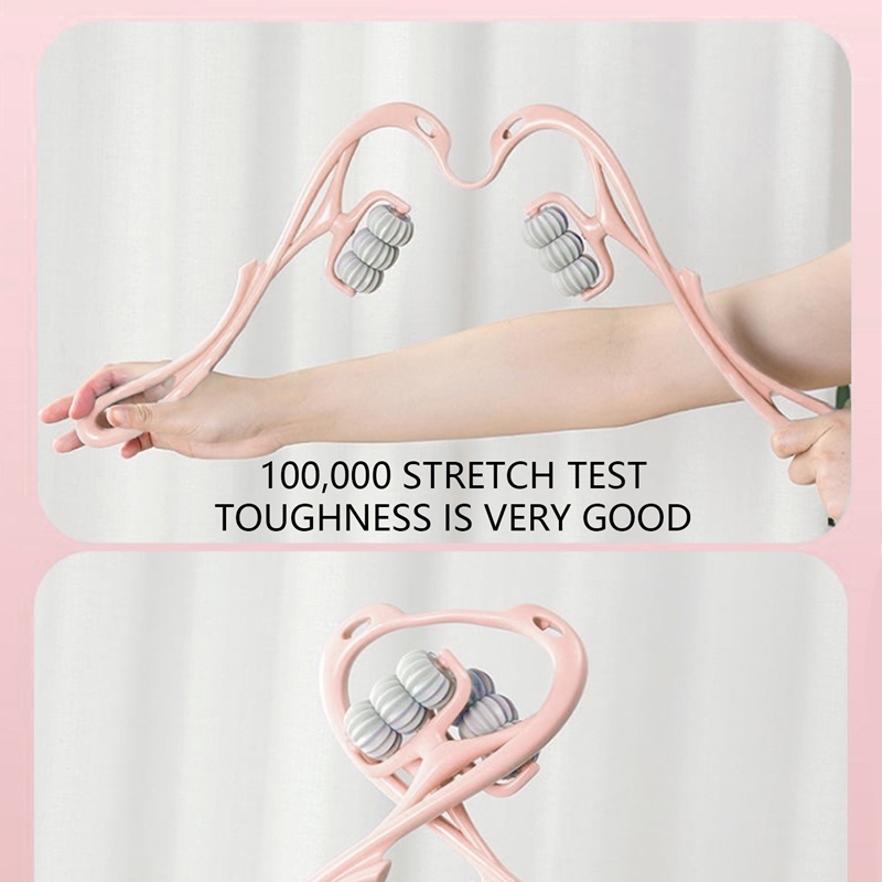 Manual Neck Massager - 6 Wheel Pressure Point Neck Massager for Neck and Shoulder Relief