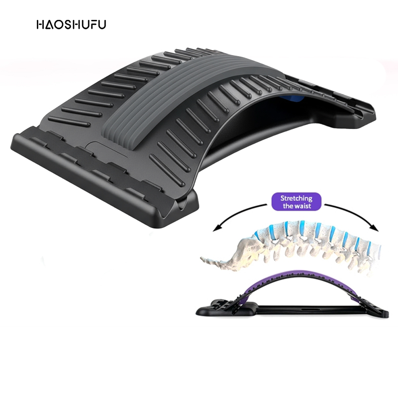 Custom Back Massager - Ideal for Pain Relief with Back Support Board and Lumbar Stretcher