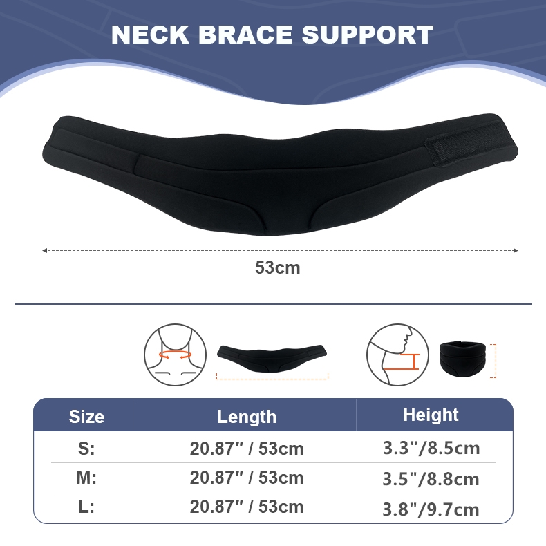 Neck Support - Soft Cervical Collar & Neck Support Brace for Pressure Relief