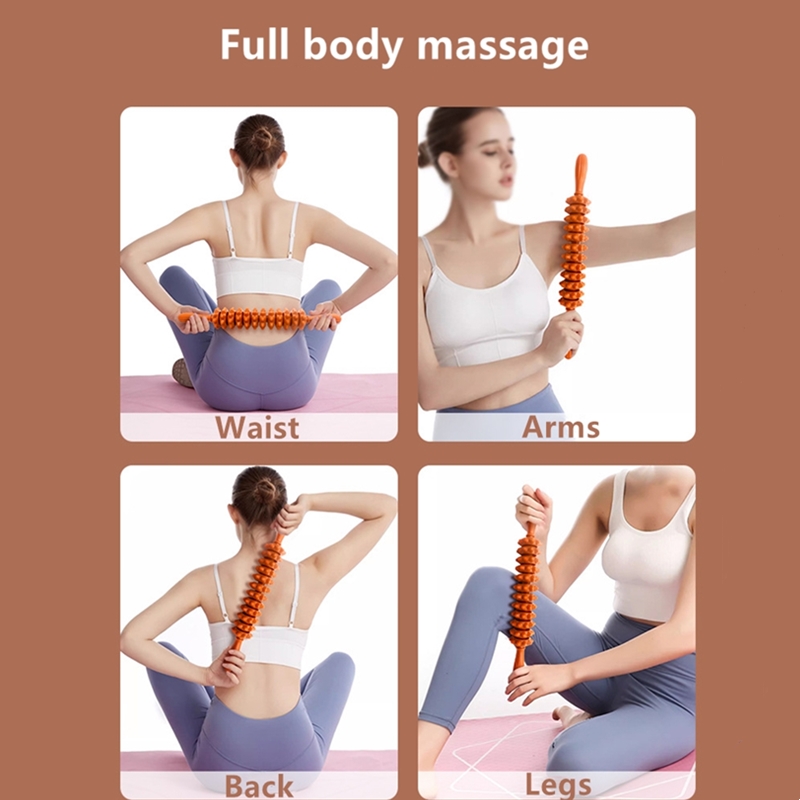 Roller Massager - 12 Wheel, Body & Muscle Relief