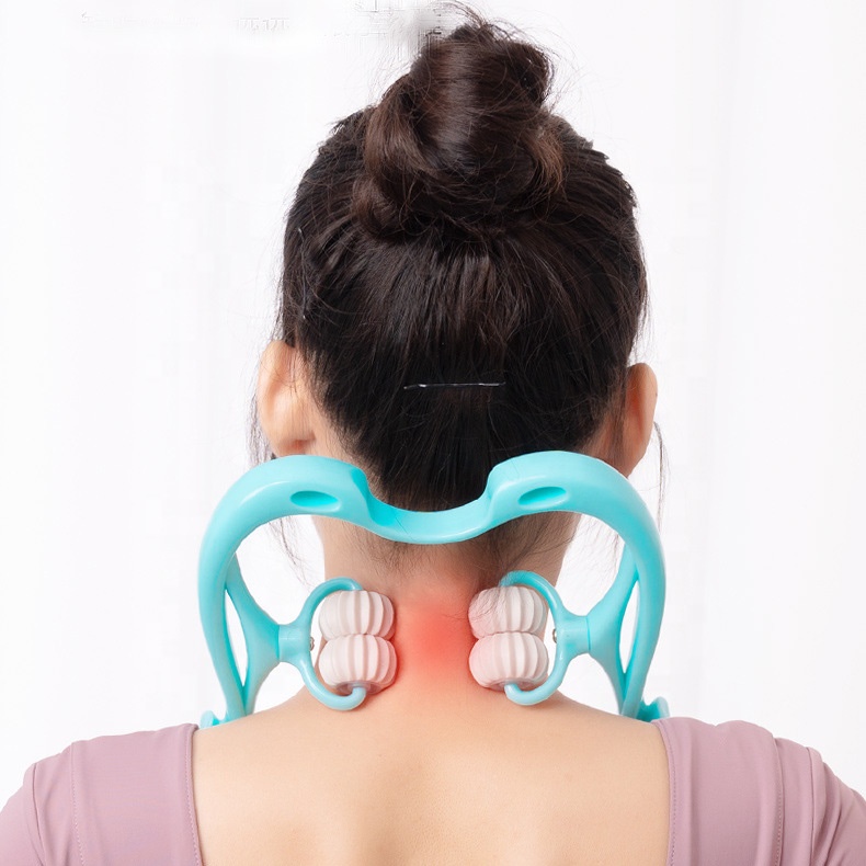 Neck Massager Roller - Relieve Neck Tension with Pressure Point Therapy
