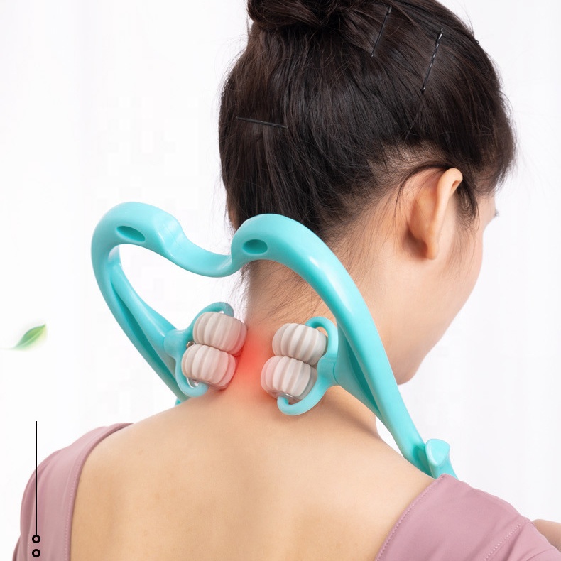 Neck Massager Roller - Relieve Neck Tension with Pressure Point Therapy