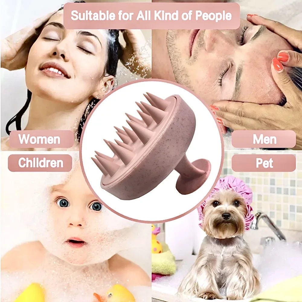 Custom Shampoo Brush for Hair Scalp Massage