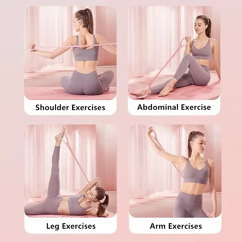 Elastic Bands - Exercise Stretch Bands, Resistance Bands, Yoga Silicone Elastic Bands