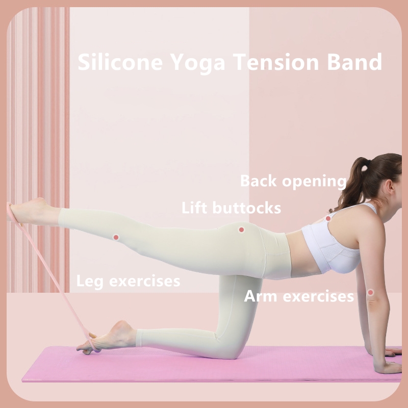 Elastic Bands - Exercise Stretch Bands, Resistance Bands, Yoga Silicone Elastic Bands