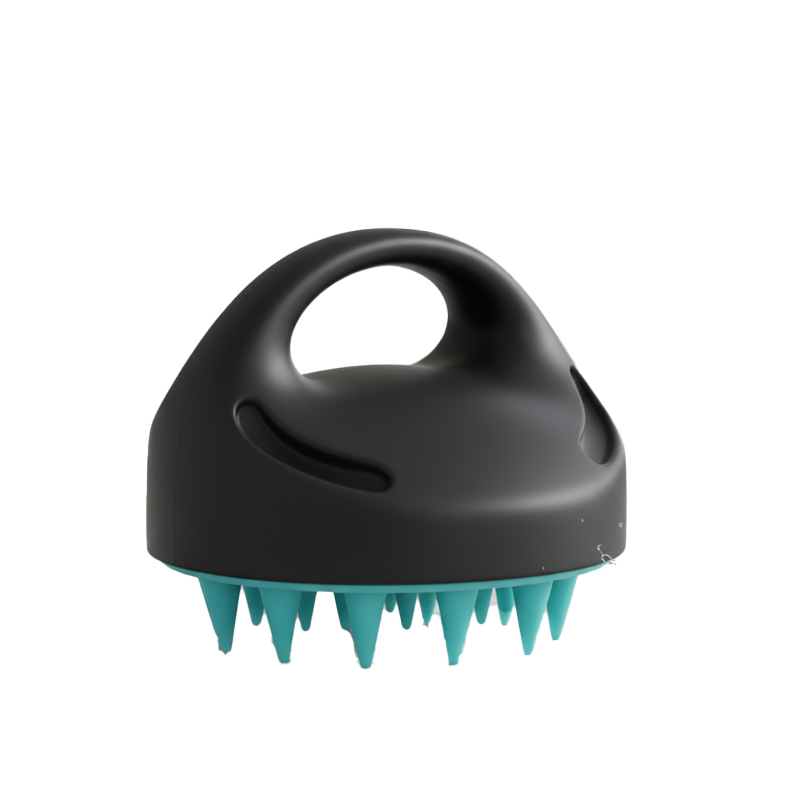 Custom Hair Shampoo Brush - Ideal Silicone Scalp Massager with Self - Cleaning Feature