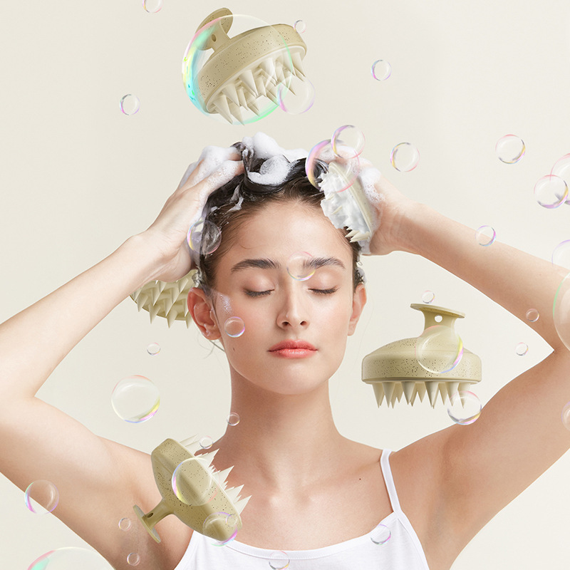 Custom Silicone Scalp Massage Brush: Ideal Hair Shampoo Brush for Superior Scalp Care
